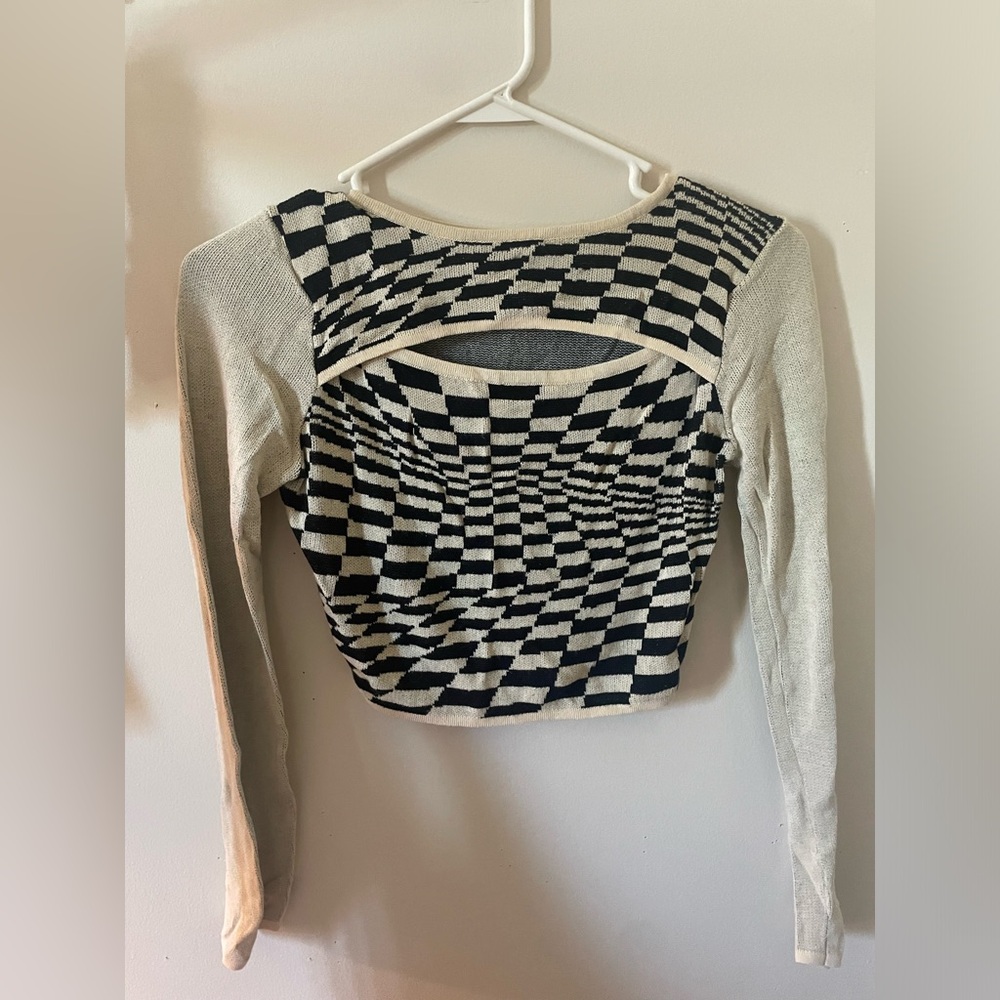 Shein checkered top